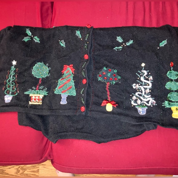 Plus Size Christmas Sweater Vest - Picture 3 of 6